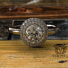 1.03ct Round Cut Diamond Gold Engagement Ring - 03US74
